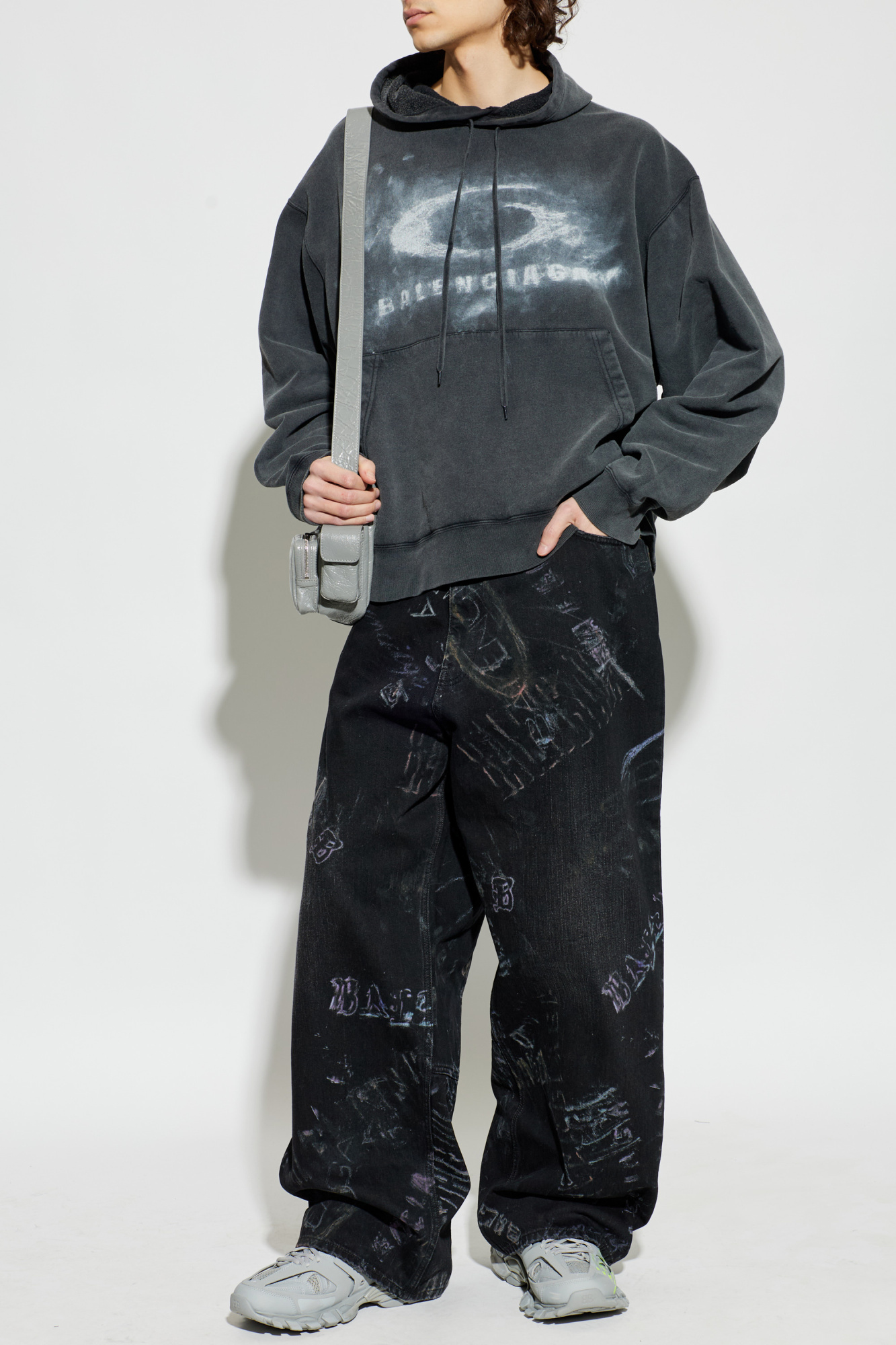 Grey Hoodie Balenciaga - Vitkac Canada